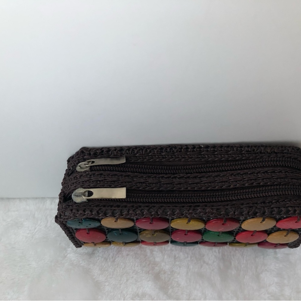Pouch-Double Zip Pockets, Multi Colored - image 5